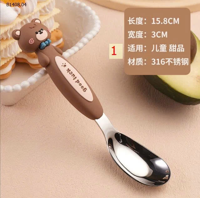 THÌA DỄ THƯƠNG CHO BÉ -Sỉ giá 68k/2chiếc  chọn màu 