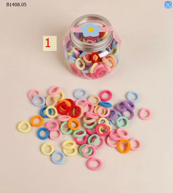 COMBO 5 LỌ CHUN TÓC PASTEL -Sỉ giá 65k/ combo 5 lọ mix màu