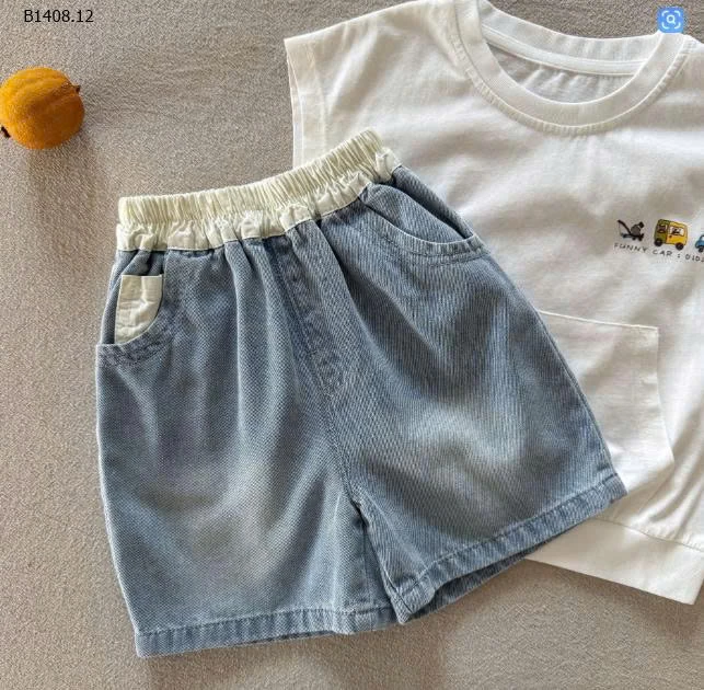 QUẦN SHORT JEANS MICKEY BÉ TRAI- sỉ 160k