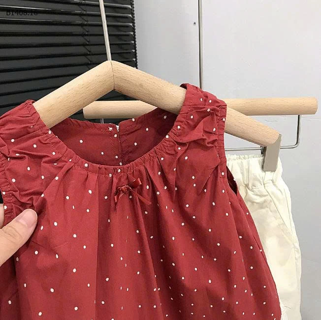 SÉT ÁO ĐỎ BI MIX QUẦN SUÔNG BG- sỉ 206k