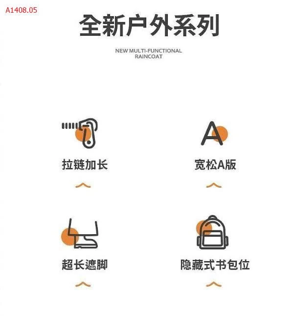 ÁO MƯA DÁNG DÀI -Sỉ 159k 