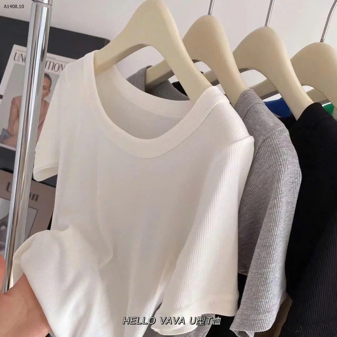 ÁO THUN TĂM CHO NỮ TAY NGẮN HELLO AVA - sỉ 142k/set 2 áo chọn màu size