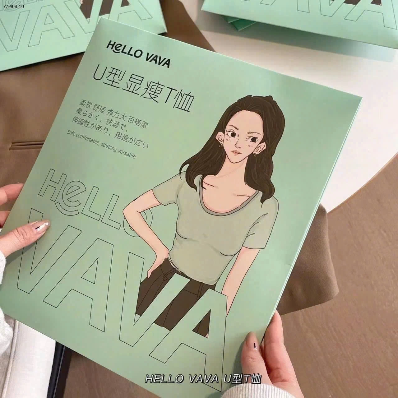 ÁO THUN TĂM CHO NỮ TAY NGẮN HELLO AVA - sỉ 142k/set 2 áo chọn màu size