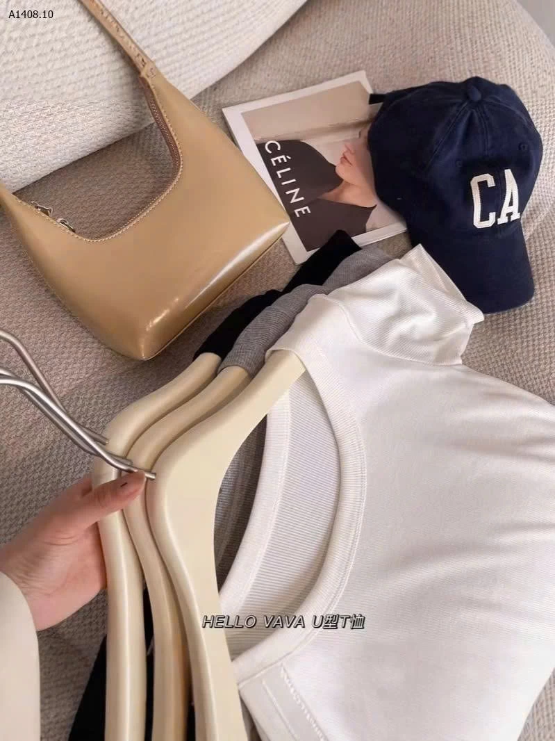 ÁO THUN TĂM CHO NỮ TAY NGẮN HELLO AVA - sỉ 142k/set 2 áo chọn màu size