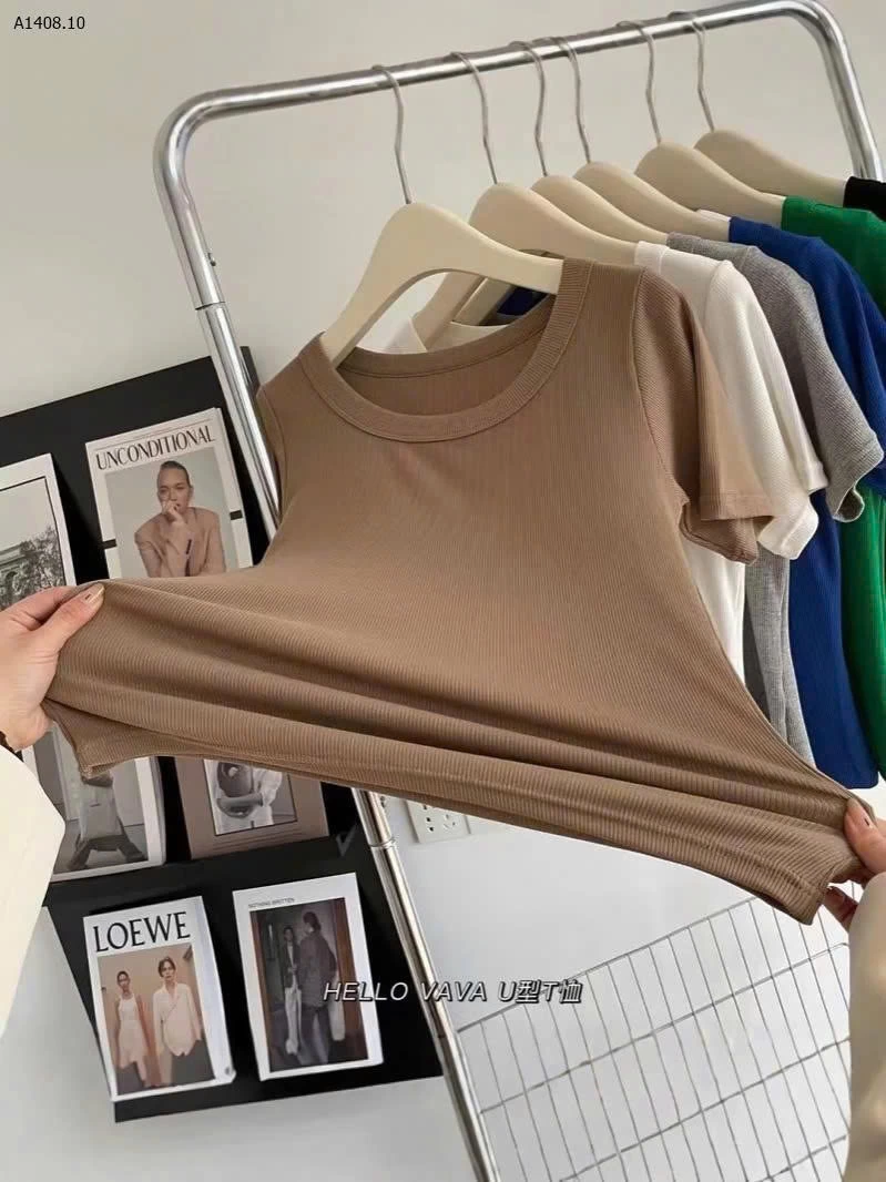 ÁO THUN TĂM CHO NỮ TAY NGẮN HELLO AVA - sỉ 142k/set 2 áo chọn màu size