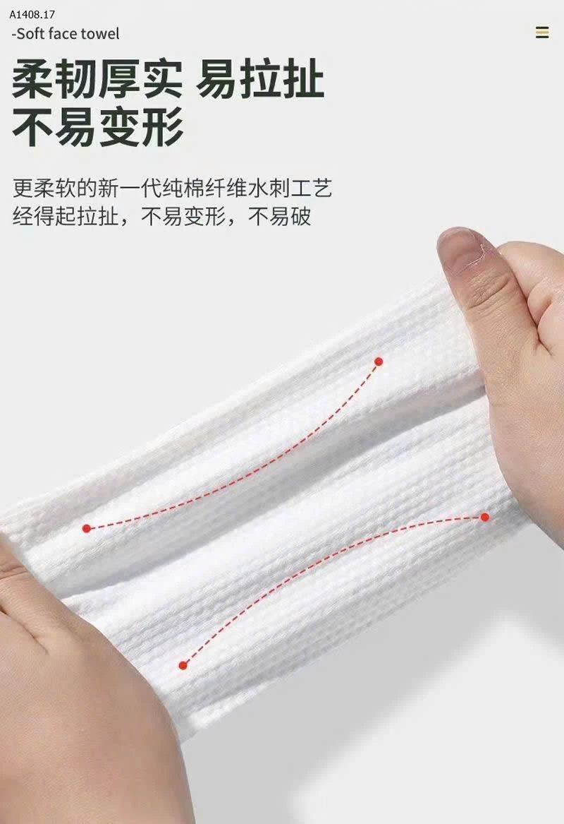 KHĂN LAU MẶT 1 LẦN - sỉ 110k/set 8 cuộn