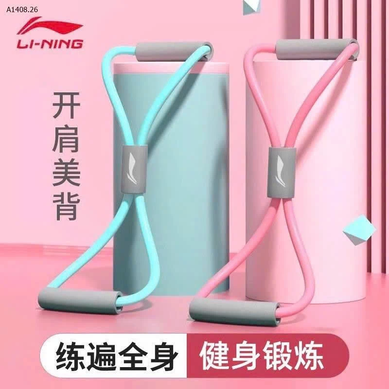  Dây kháng lực LINING số 8 phục vụ bài tập lưng, vai, hông, chân- sir 80k