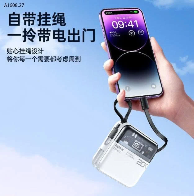 SẠC DỰ PHÒNG REMAX 20000 mAh-Giá sỉ 345k