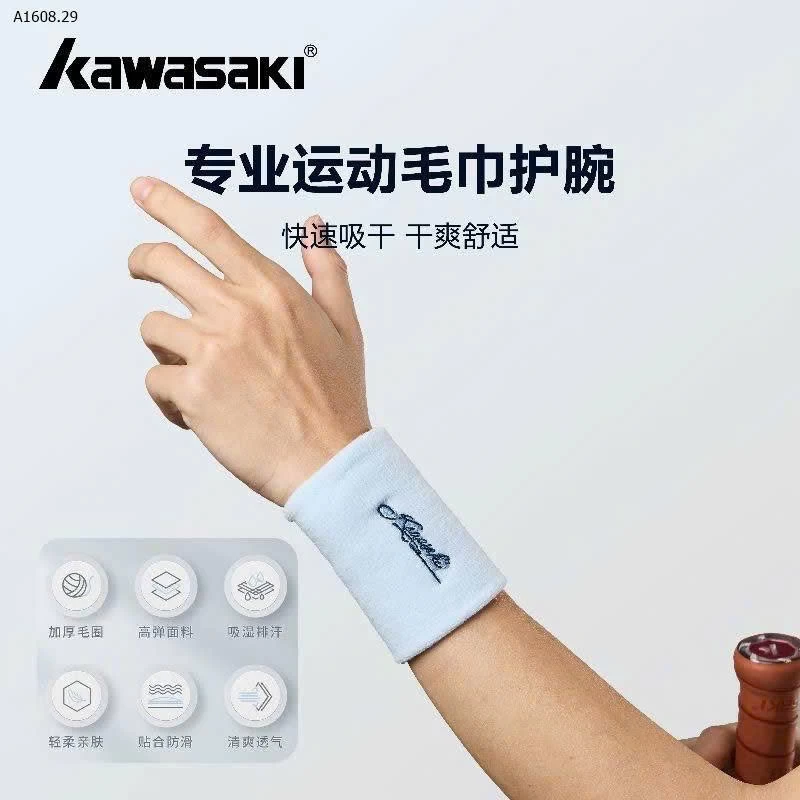 BĂNG BẢO VỆ CỔ TAY KAWSAKI -Giá sỉ 116k/ set 2 chiếc