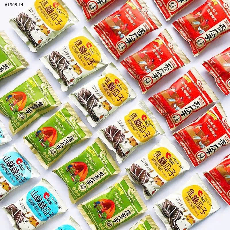 COMBO 50 GÓI HƯỚNG DƯƠNG CHACHEER MIX VỊ - Giá sỉ  155k/ set 50 gói mix vị (khoảng 1100g) 