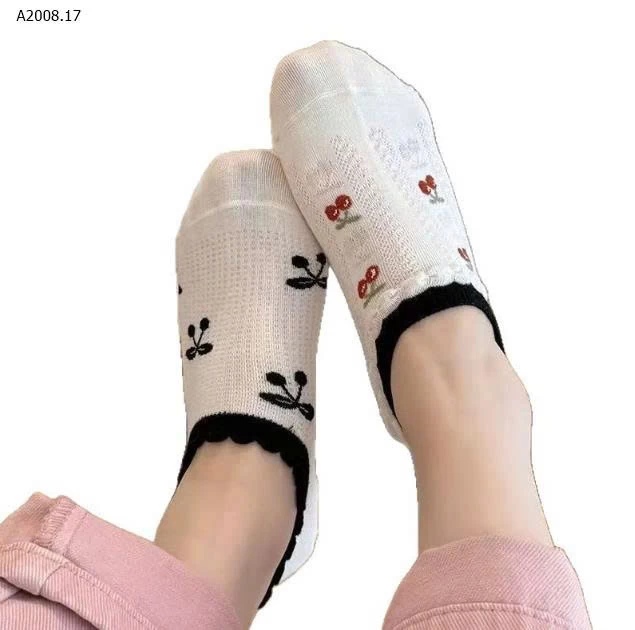 SET 10 ĐÔI TẤT CỔ THUYỀN CHO NỮ  - sỉ 56k/set 10 đôi mix màu