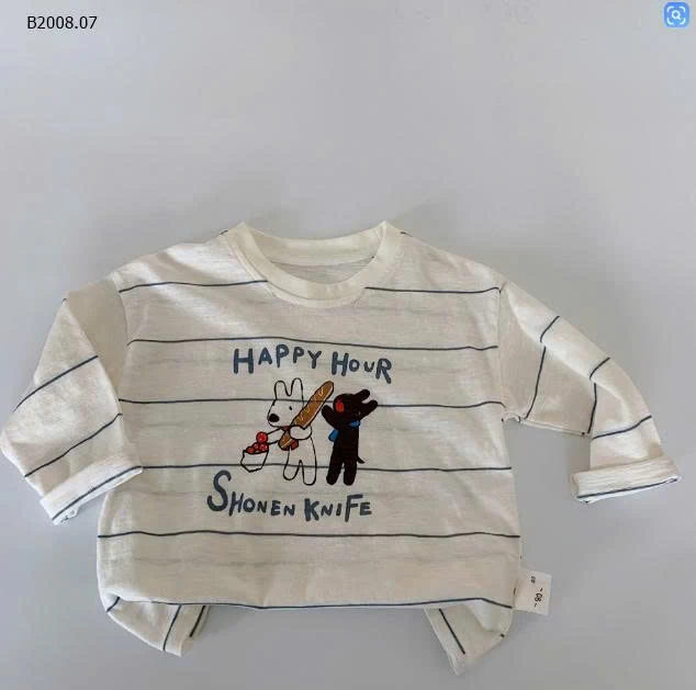 ÁO THUN XƯỚC KẺ NGANG- sỉ 122k