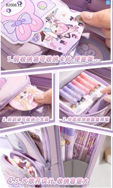 TÚI ĐỰNG BÚT CHO BÉ - sỉ 61k