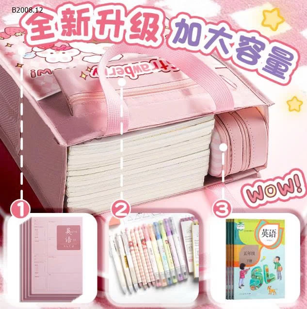 TÚI HỌC THÊM CUTE CHO BÉ  - sỉ 58k