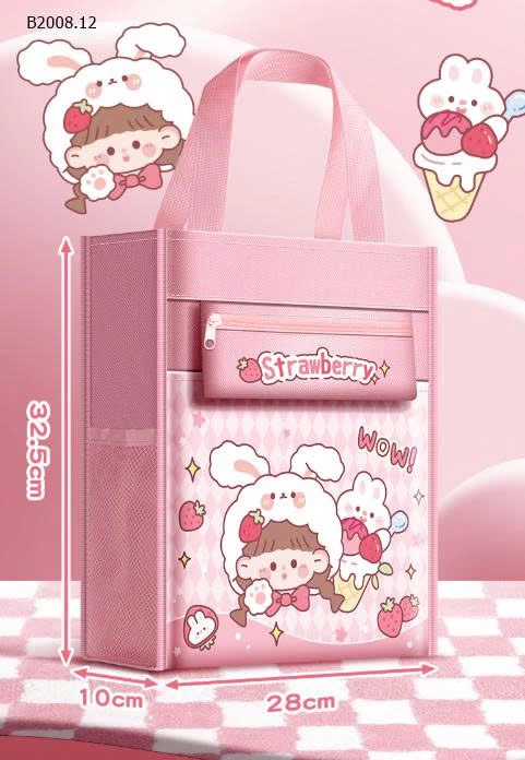 TÚI HỌC THÊM CUTE CHO BÉ  - sỉ 58k