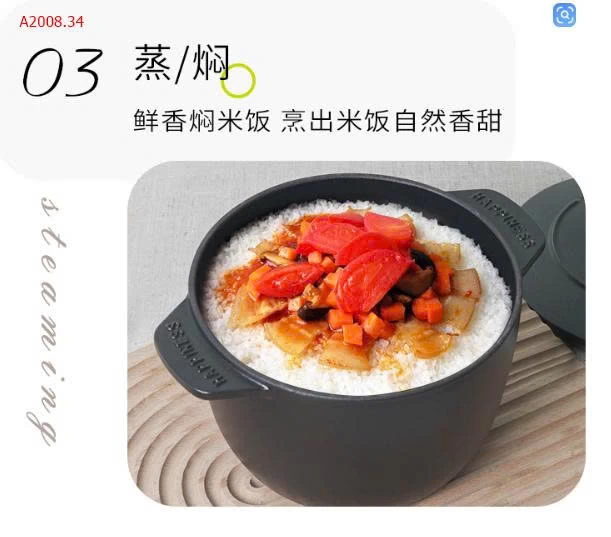 Nồi gang happiness- Giá sỉ  Size 16: 288k ▪️ Size 20: 382k