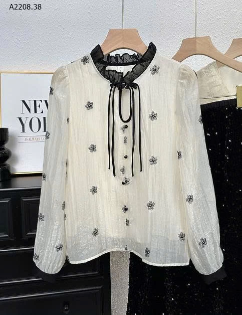  ÁO VOAN TAY DÀI CỔ NƠ - sỉ 145k