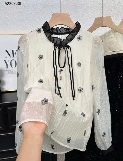  ÁO VOAN TAY DÀI CỔ NƠ - sỉ 145k