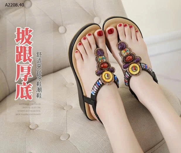 SANDAL ĐẾ XUỒNG BOHO SIKETU - si 240k