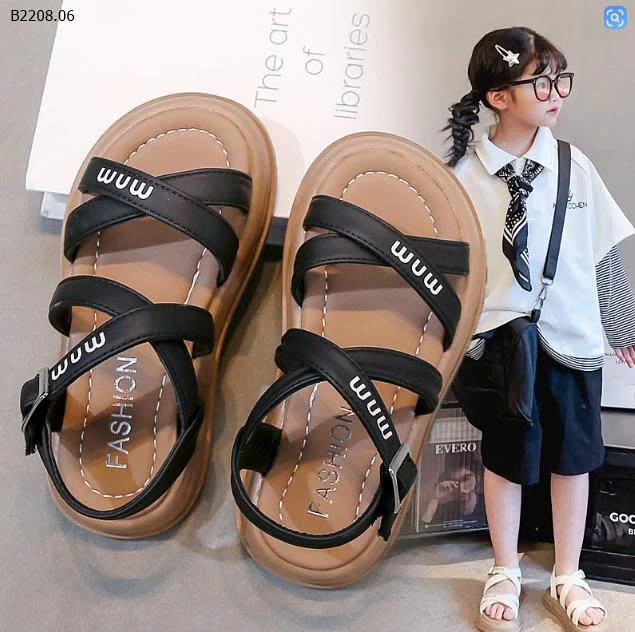 DÉP SANDAL QUAI ĐAN CHÉO BÉ GÁI-Giá sỉ Sz 26-30: 129k Sz 31-36: 138k