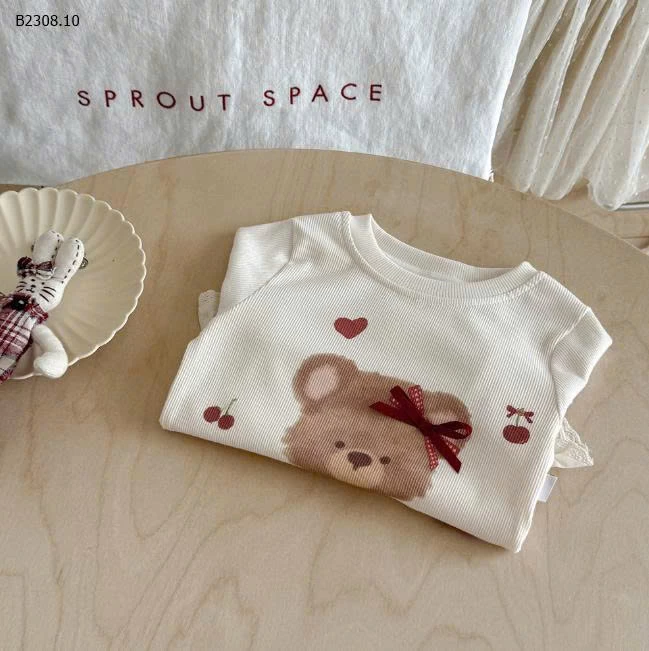 ÁO THUN DÀI TAY PHỐI BÈO NINGLI-Giá sỉ 98k