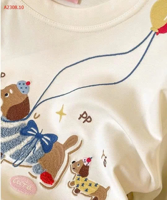 ÁO THUN NỮ THÊU HÌNH - sỉ 130k