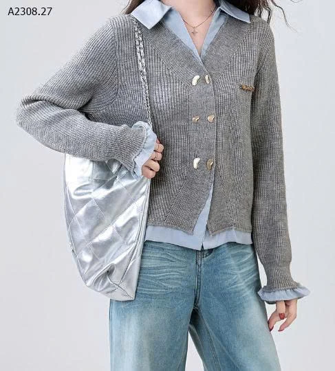 ÁO LEN PHỐI SƠ MI- sỉ 245k