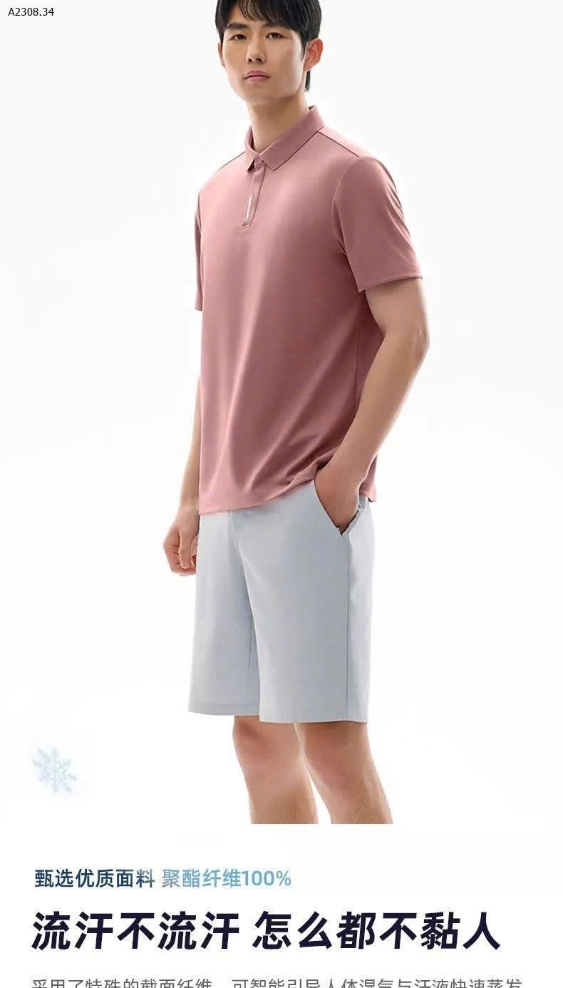 Polo làm mát chất mới nhất của Lining - sỉ 215k