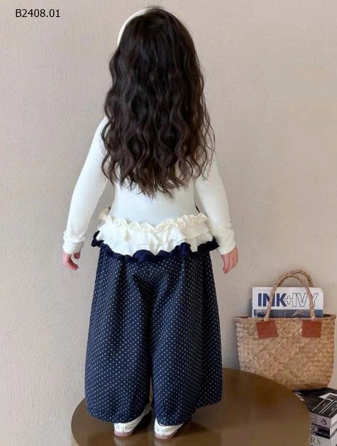 Bộ đồ bé gái  nhà Tongxingyuan  -Giá sỉ  209k/1 set 