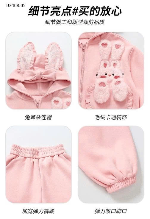 GOM BỘ NỈ THỎ HỒNG -Giá sỉ 269k