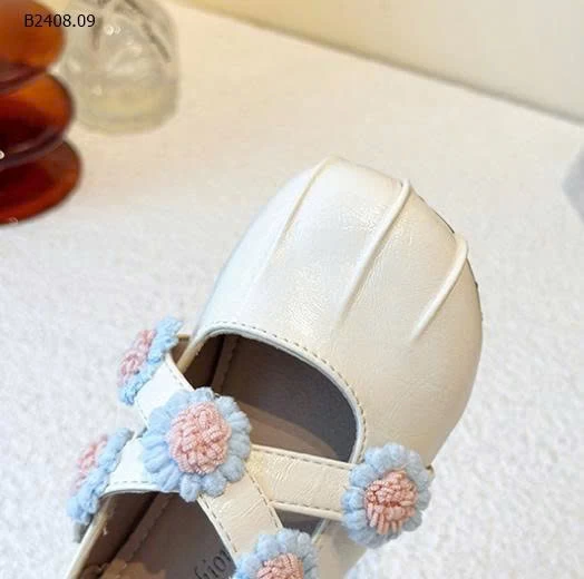 GIÀY BÚP BÊ QUAI CHÉO GẮN HOA-Giá sỉ 215k