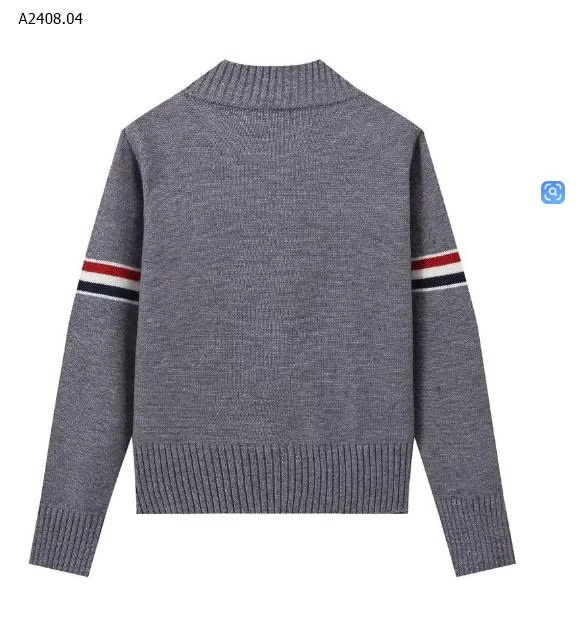 Áo khoác len dệt kim dài tay sọc-Sỉ 220k