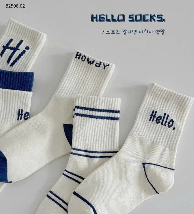 SET 5 ĐÔI TẤT CHO BÉ-Giá sỉ 76k/set 