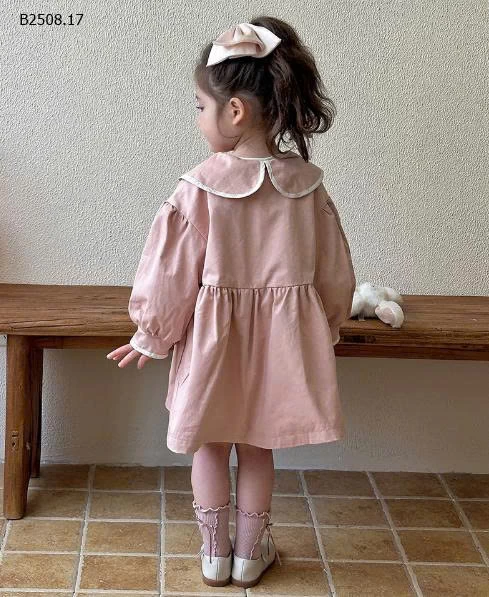 ÁO KHOÁC DÁNG DÀI CHO BÉ GÁI-Giá sỉ 216k 