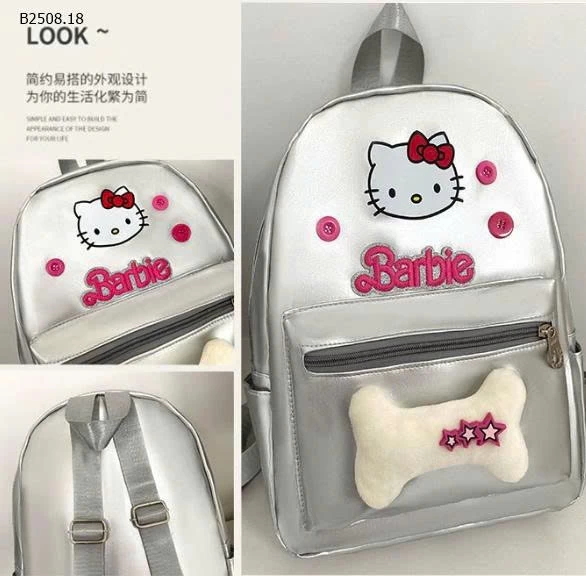 BALO THỜI TRANG KITTY BẠC MÀU-Giá sỉ 109k 