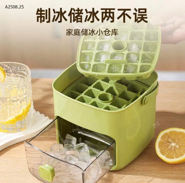 HỘP LÀM ĐÁ VIÊN TỰ ĐỘNG TIỆN LỢI 48 Ô - sỉ 60k