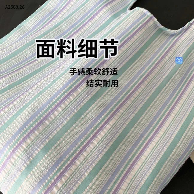 TÚI VẢI KẺ SỌC MÀU PASTEL- sỉ 85k