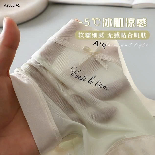 SET 10 QUẦN LÓT LỤA BĂNG NỮ -Giá sỉ 106k/set 10c mix màu