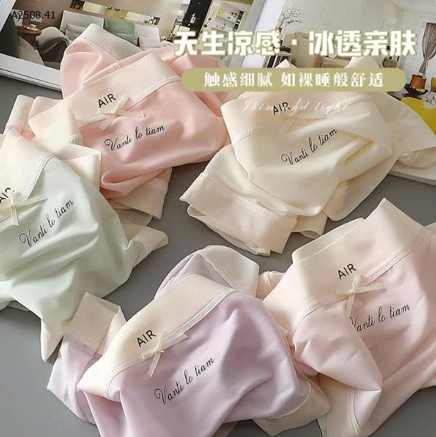 SET 10 QUẦN LÓT LỤA BĂNG NỮ -Giá sỉ 106k/set 10c mix màu