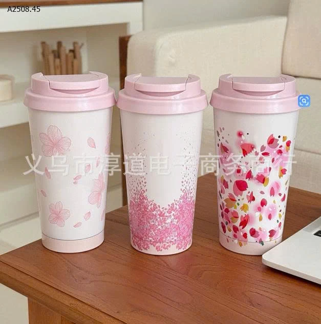 NEW 2025 CỐC GIỮ NHIỆT BẢN HOA ANH ĐÀO-Giá sỉ 128k