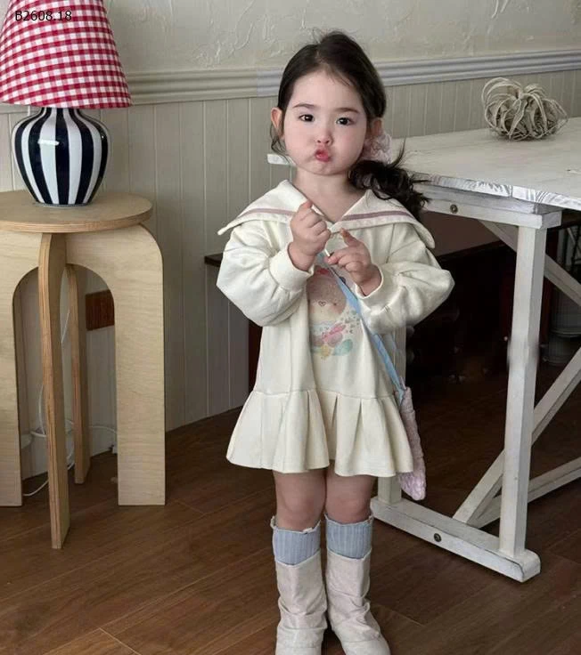 VÁY NỈ THỦY THỦ CHO BÉ-Giá sỉ 148k