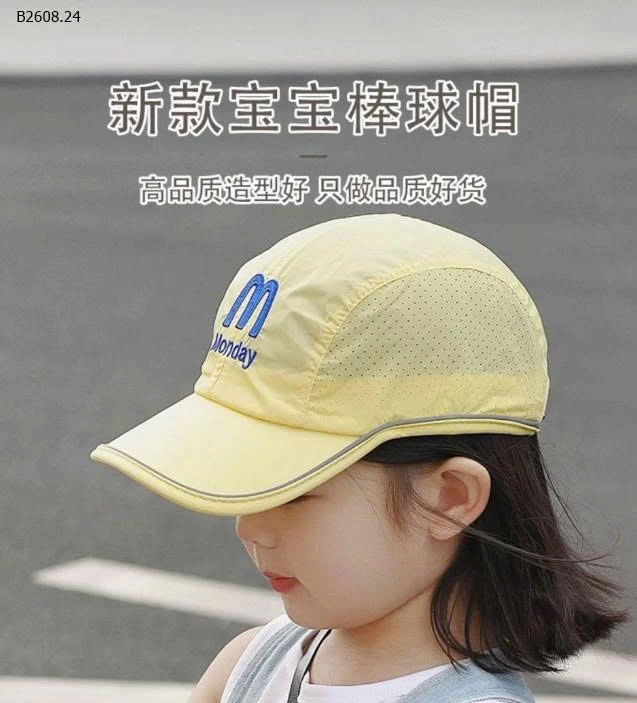 MŨ LƯỠI TRAI CHO BÉ-Giá sỉ 48k