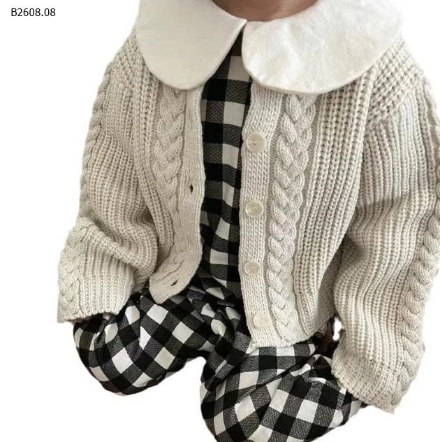ÁO LEN CARDIGAN CHO BÉ-Giá sỉ 193k