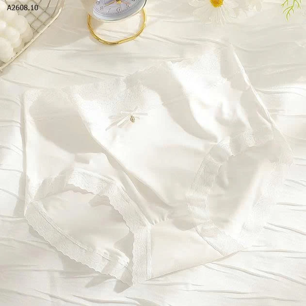  SET 10 QUẦN CHIP BĂNG LỤA PHỐI REN - sỉ 139k/set 10c mix màu