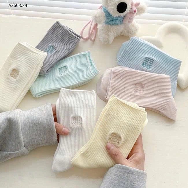 SET 8 ĐÔI TẤT MINMIN- sỉ 55k/set 8 dôi mix