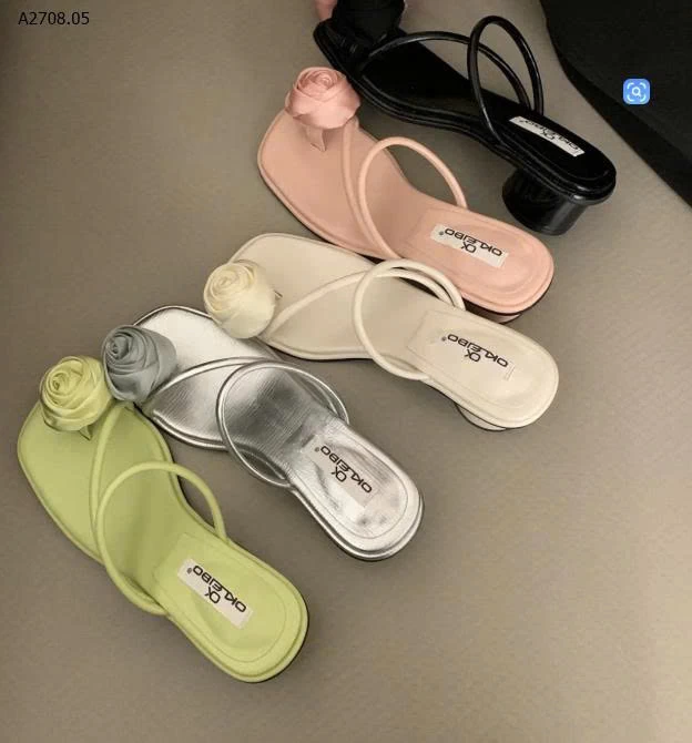 DÉP SANDAL ĐÍNH HOA NỮ - sỉ 174k