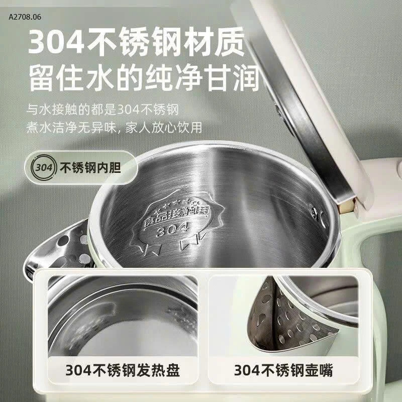 ẤM SIÊU TỐC CÁCH NHIỆT HÃNG BEAR - sỉ 280k