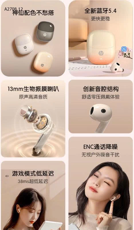 TAI NGHE BLUETOOTH HP H10K - bản 2025 của HP- sỉ 265k