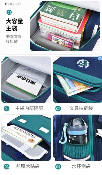 BALO HỌC SINH HOẠT HÌNH CHO BÉ-Giá sỉ 175k