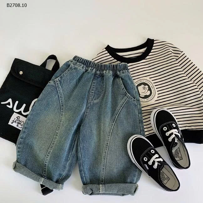 QUẦN JEAN CẠP CHUN BÉ TRAI-Giá sỉ 174k